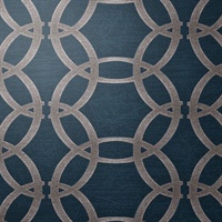 Abacus WC Fathom Navy Geometric Circles