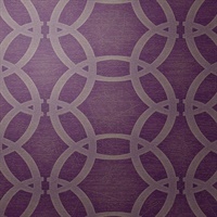 Abacus WC Fresh Eggplant Geometric Circles