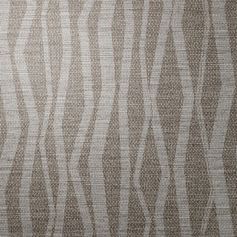 Abstract Antique Silver Vertical Stripe on Linen
