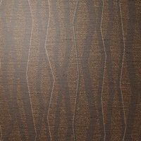 Abstract Mocha Vertical Stripe on Linen