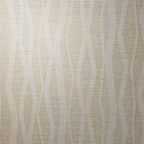 Abstract Pearled Vertical Stripe on Linen