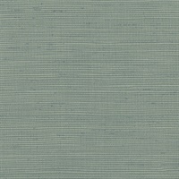 Alan Blue Horizontal Slub Wallpaper