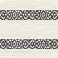 Southwest Tribal Geo Stripe Charcoal