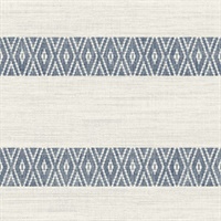 Southwest Tribal Geo Stripe Nautical Blue