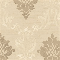 Beige Stephanie Damask