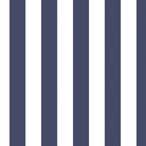 Blue & White Stripe