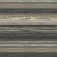 Brushed Ebony, Walnut and Blonde Commercial Horizon Wallcovering