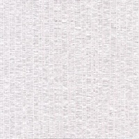 Cord String White Vertical Stria Wallcovering