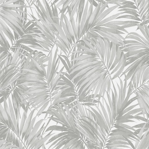 Tropical Palm Leaf Argos Grey