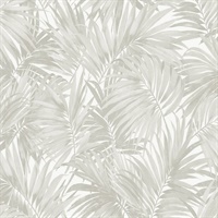 Tropical Palm Leaf Dove Grey