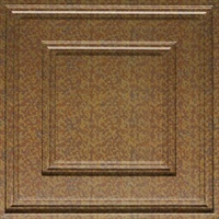 Cubed Ceiling Panels Aged Copper