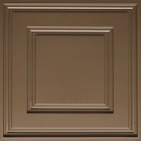 Cubed Ceiling Panels Bronze