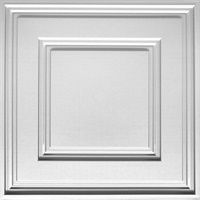 Cubed Ceiling Panels White & Paintable
