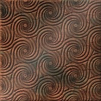 Cyclone Ceiling Panels Aged Copper