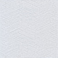 Ellington Light Grey Herringbone Wallcovering