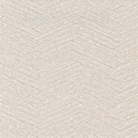 Ellington Tan Herringbone Wallcovering