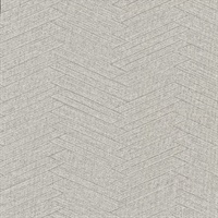 Ellington Taupe Herringbone Wallcovering