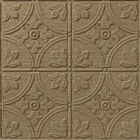 Flower Garden Ceiling Panels Linen Ecru