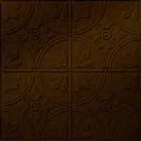 Flower Garden Ceiling Panels Rubbed Bronze