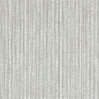 Neutral Metallic Droplets on Vertical Stria Commercial Wallpaper