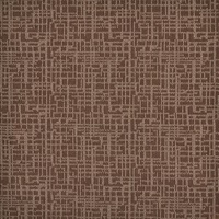 Futuristic Geo Chocolate Brown Commercial Guest Room Carpet