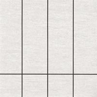 Gridwork Tiled Lines Charcoal