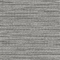 Grey Basketweave Commercial Wallpaper