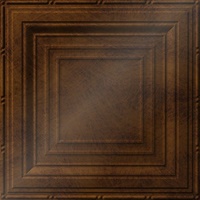 Inside Angles Ceiling Panels Antique Bronze