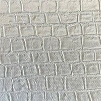 Ivory White Aligator Skin Textured Commercial Wallcovering