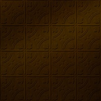 Kaleidoscope Ceiling Panels Rubbed Bronze