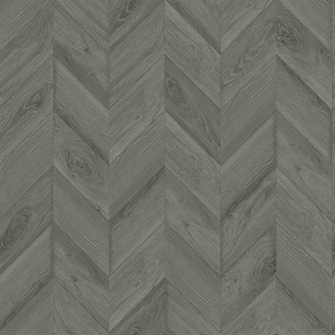 Vertical Wood Chevron Harbor Grey