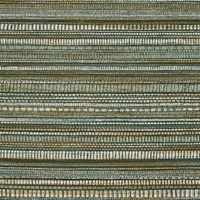 Green Horizontal Stria on Grasscloth Commercial Wallpaper