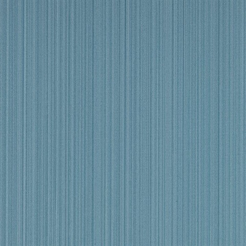 Blue Vertical Stria Commercial Wallpaper