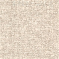 Mingus Peach Faux Canvas Textile Wallcovering