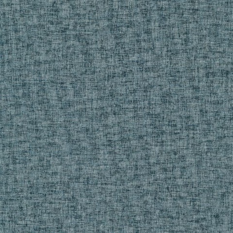 Mingus Turquoise Faux Canvas Textile Wallcovering