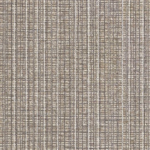 Taupe Vertical Stria Commercial Wallpaper