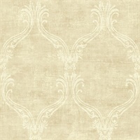 Neutrals Damask Commercial Wallcovering