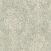 Neutrals Damask Commercial Wallcovering