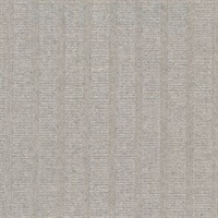 Ornette Dark Taupe Vertical Stripe Linen Wallcovering