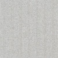 Ornette Light Grey Vertical Stripe Linen Wallcovering