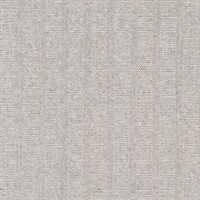 Ornette Taupe Vertical Stripe Linen Wallcovering