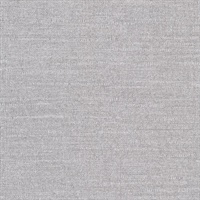 Parker Grey Faux Linen Wallcovering