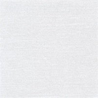 Parker White Faux Linen Wallcovering