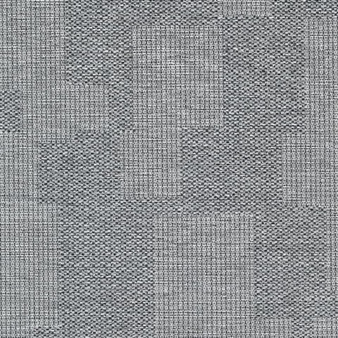 Perdito Charcoal Checked Plaid Linen Wallcovering