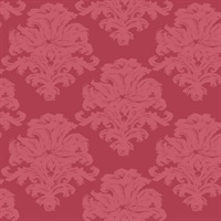 Pink Damask Commercial Wallcovering