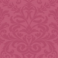 Pink Damask Commercial Wallcovering