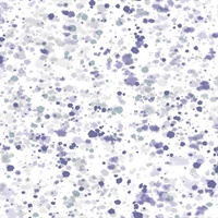 Purple & White Commercial Splatter Wallcovering