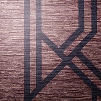 Puzzle Piece Madder Rose Geometric