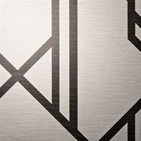Puzzle Piece Tuxedo White Geometric