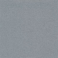 Rollins Blue Faux Linen Wallcovering